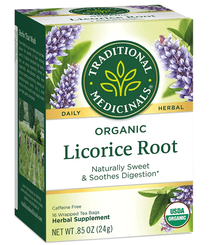 Traditional Medicinals - Organic Licorice Root Tea, 16 Bags