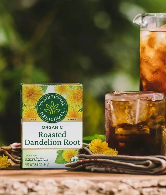 Traditional Medicinals Organic Roasted Dandelion Root 16 Tea Bags - Image 3