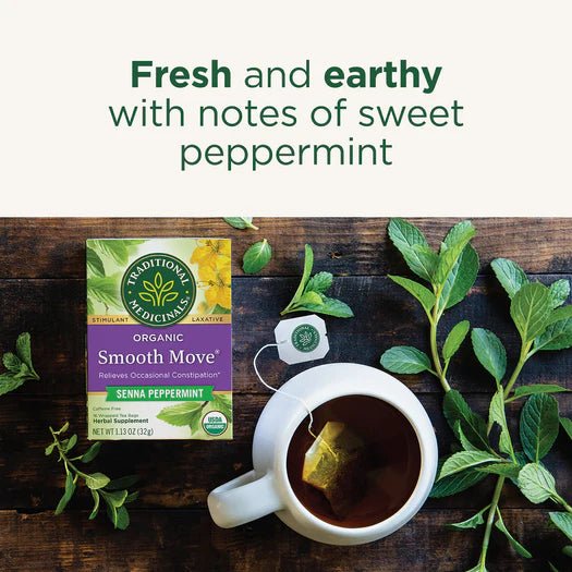 Traditional Medicinals, Organic Smooth Move® Peppermint Tea, 16s - Image 3