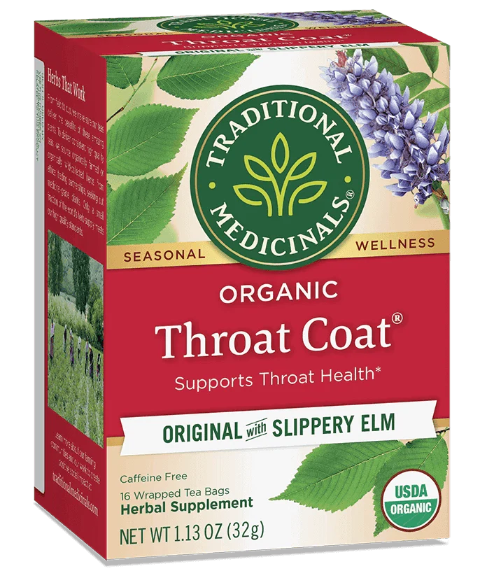 Traditional Medicinals - Organic Throat Coat® Tea, 16 Bags