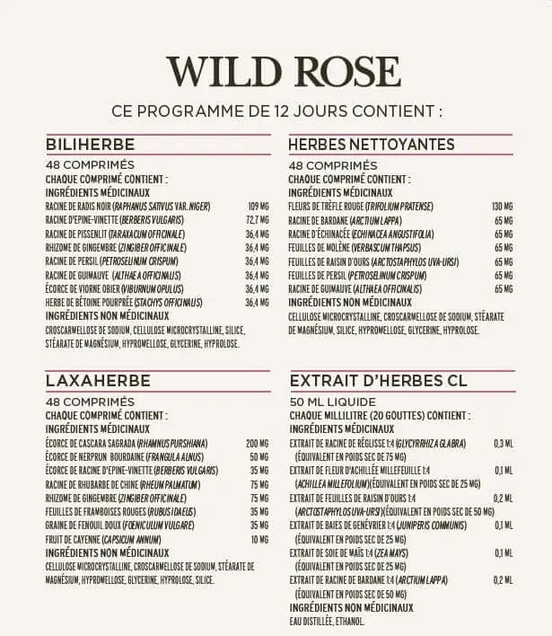 Wild Rose Herbal D-TOX 12 Days Program - Image 4