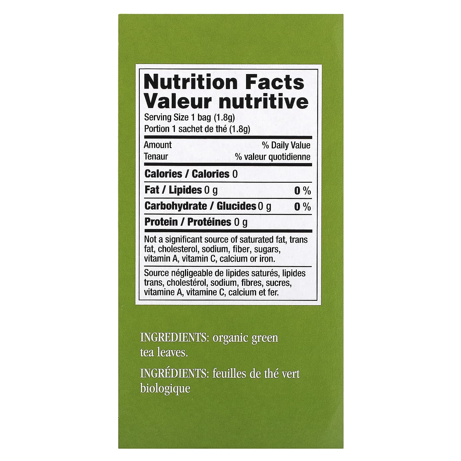 Uncle Lee's Tea, Imperial Organic Green Tea, 18 Tea Bags - Image 3