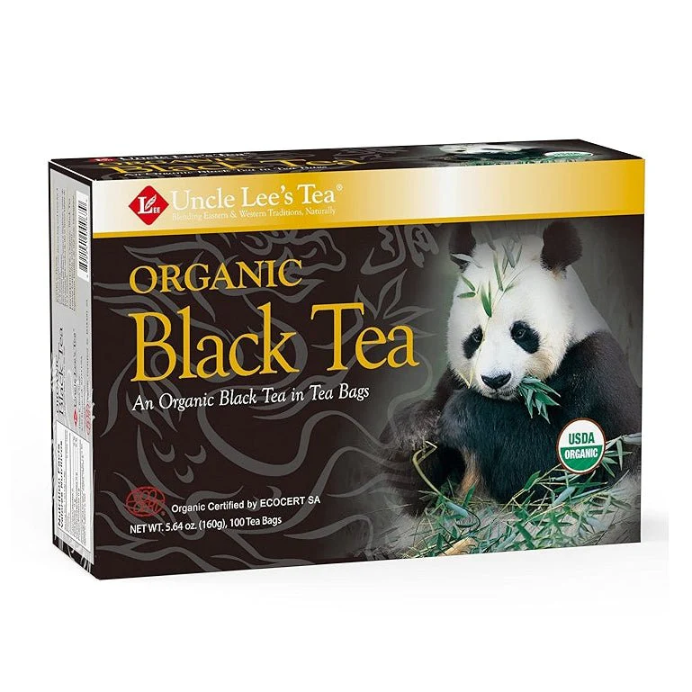 Uncle Lee's Tea Organic Black Tea, 100 Count