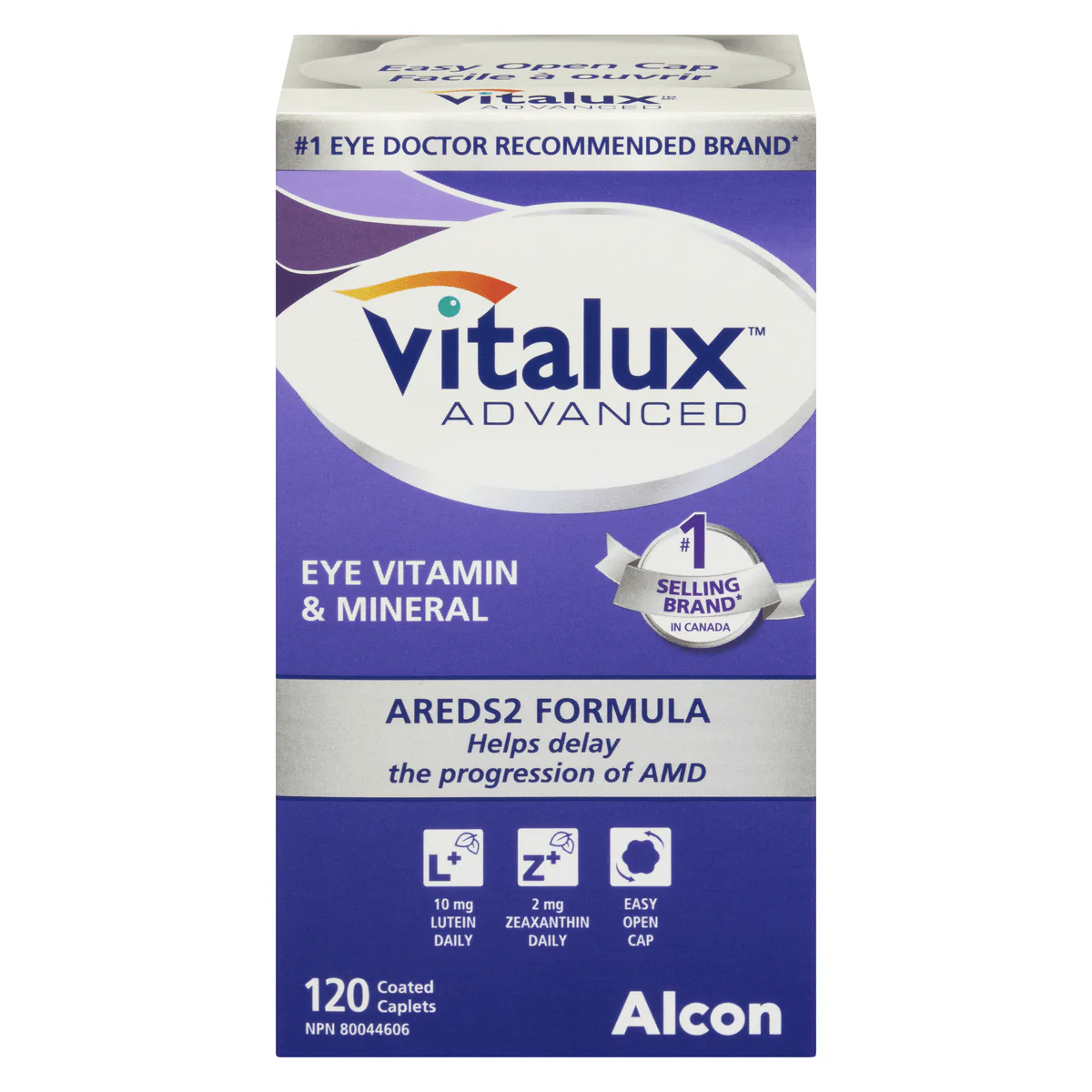 Vitalux Eye Vitamin & Mineral AREDS2 Formula 120 caplets