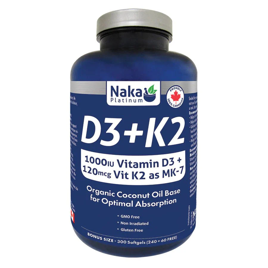 Vitamin D3 + K2 300 Softgels