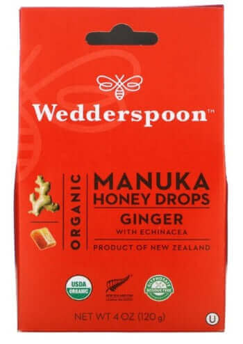 Wedderspoon Organic Manuka Honey Drops 120 Grams - Image 2