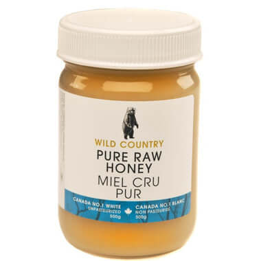 Wild Country Raw Honey 500 Grams