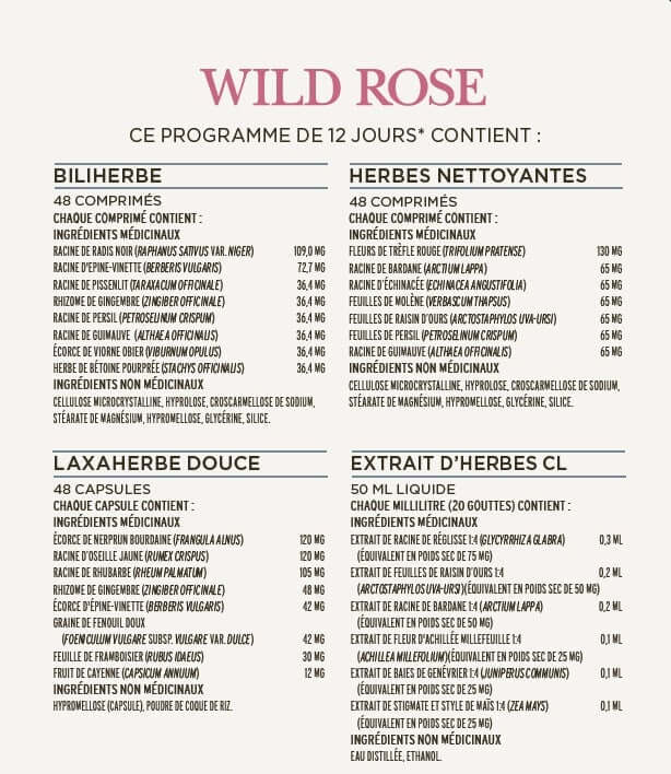 Wild Rose Gentle D-TOX 12 Days Program - Image 3