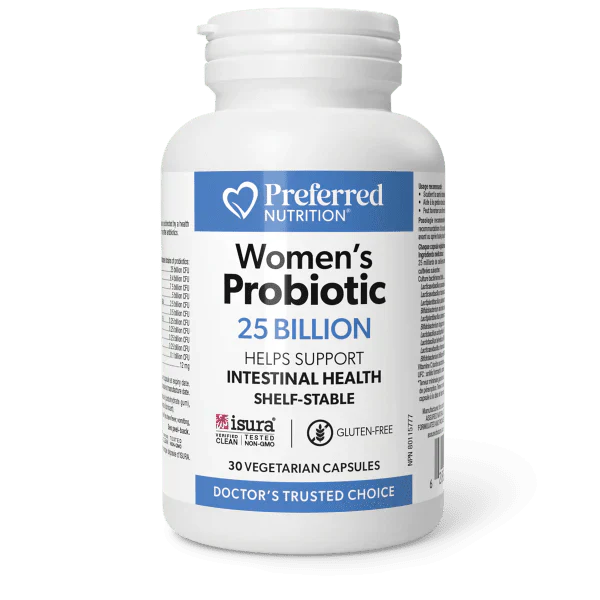 Preferred Nutrition Women’s Probiotic 25 Billion 30 Veg Capsules