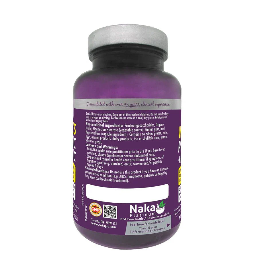 Naka Women's Probiotic + Prebiotic - 35 DR Veg Capsules - Image 2
