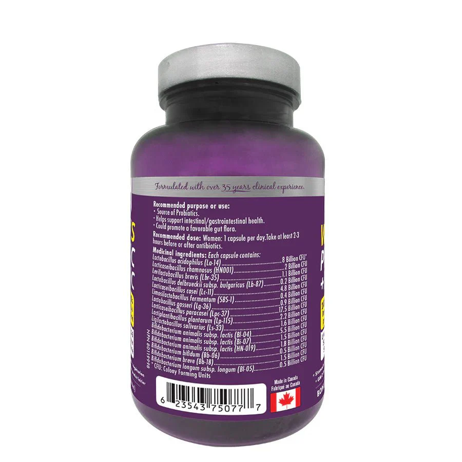 Naka Women's Probiotic + Prebiotic - 35 DR Veg Capsules - Image 3