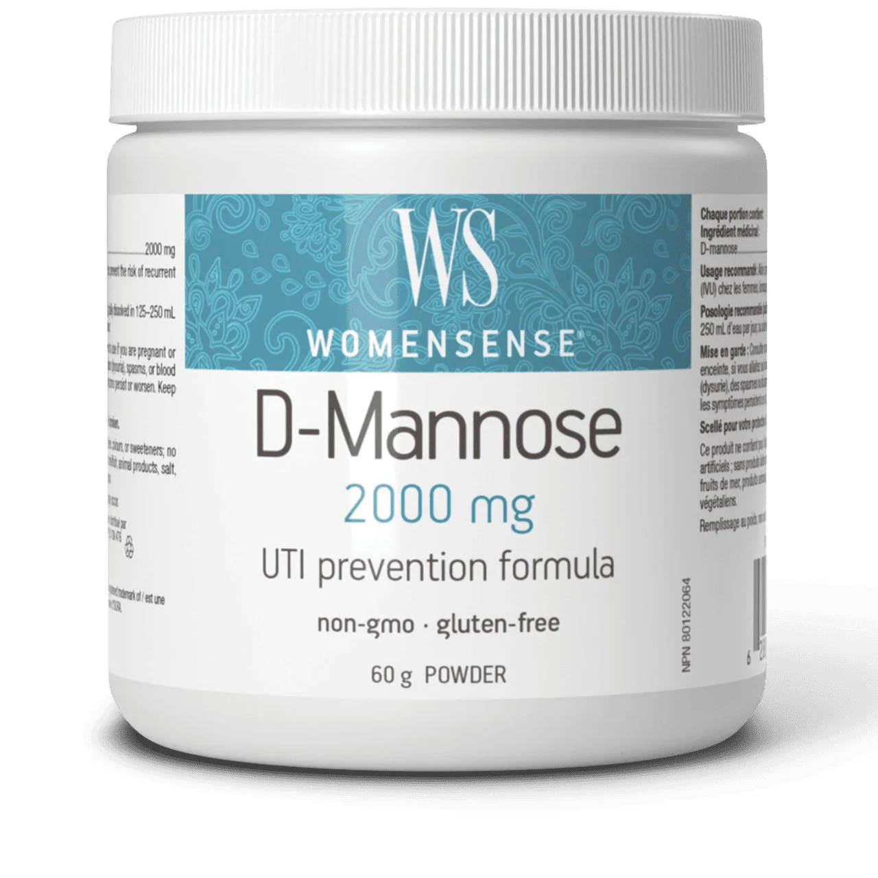 WomenSense D-Mannose 2000mg 60 Grams Powder