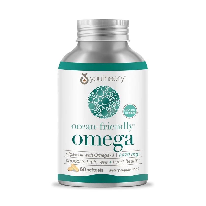 Youtheory Ocean Friendly Omega 60 Vegan Softgels