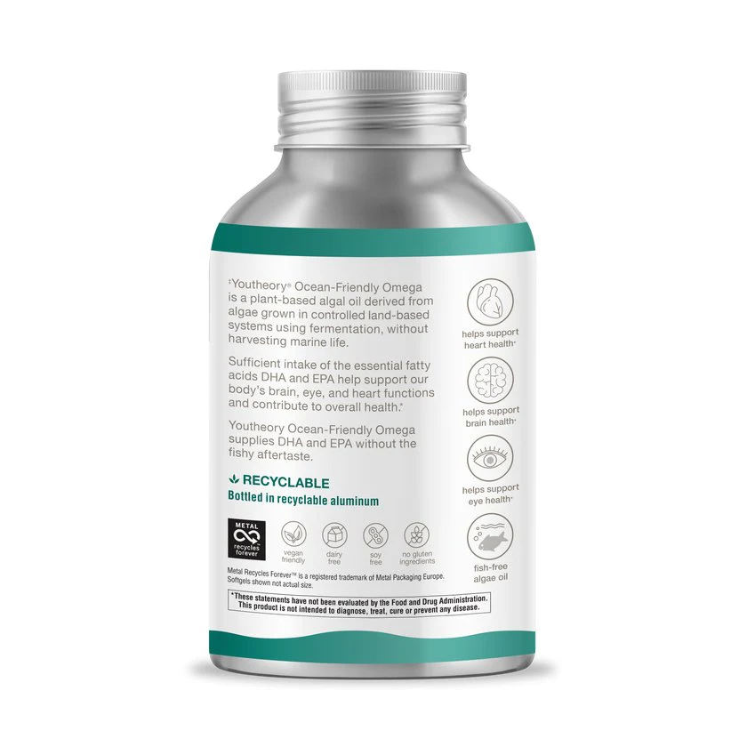 Youtheory Ocean Friendly Omega 60 Vegan Softgels - Image 3