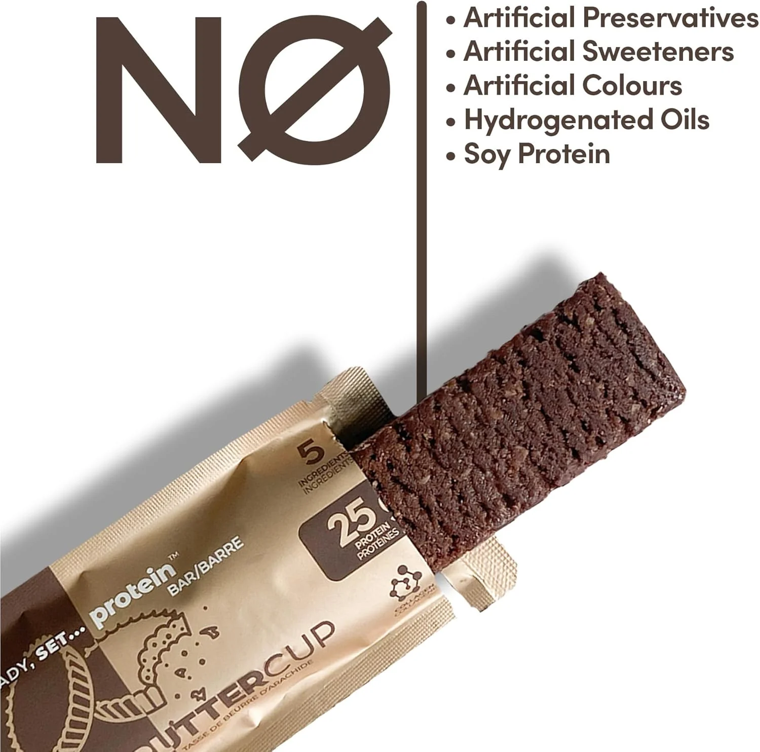 Zentein Nutrition Collagen Protein Bar 65 Grams, Peanut Butter Cup Flavour - Image 2