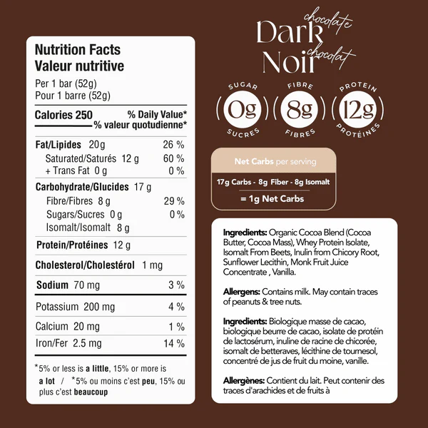 ZoRaw 60% Dark Chocolate Bar with Protein 52 Grams - Image 3